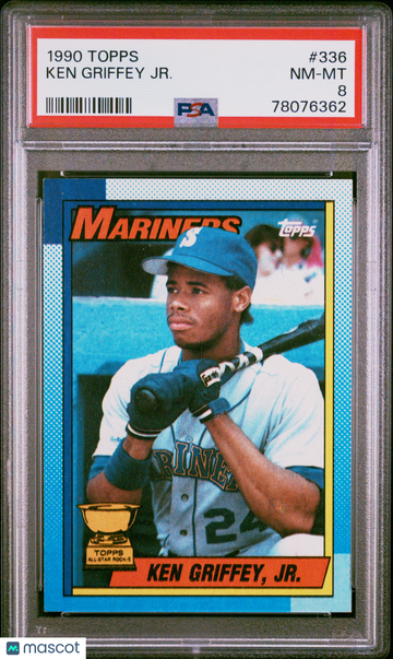 1990 Topps Ken Griffey JR. #336 PSA 8
