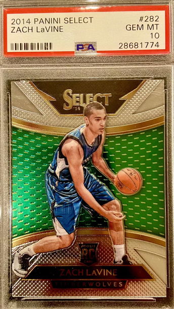 2014 Zach Lavine Select Courtside RC Rookie #282 PSA 10 Pop 16