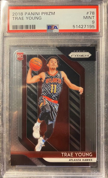 2018 panini prizm Trae Young psa 9