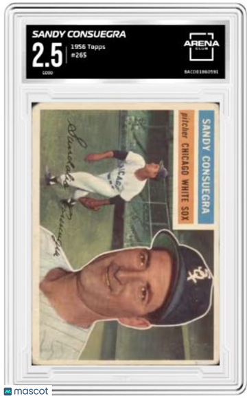 1956 Topps Sandy Consuegra #265 Arena Club 2.5