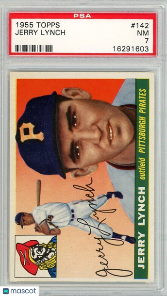1955 Topps Jerry Lynch #142 PSA 7 P1350