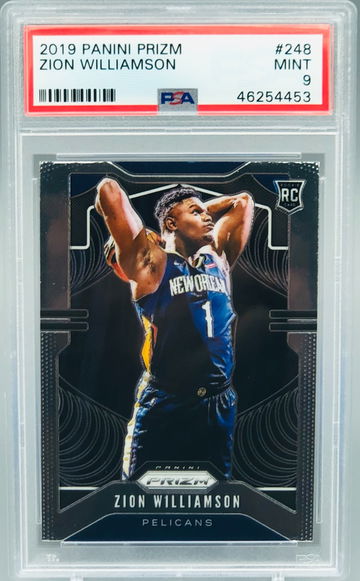 2019 Zion Williamson Panini Prizm PSA 9