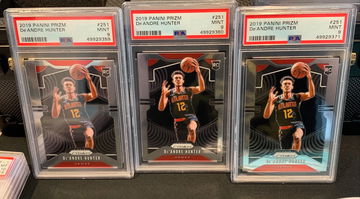 DeAndre Hunter RC Prizm PSA 9 LOT Atlanta Hawks 