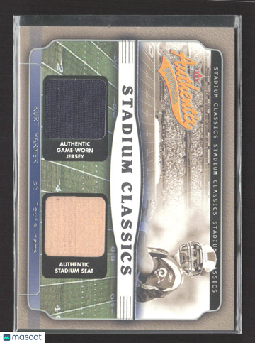 2002 Kurt Warner Authentic