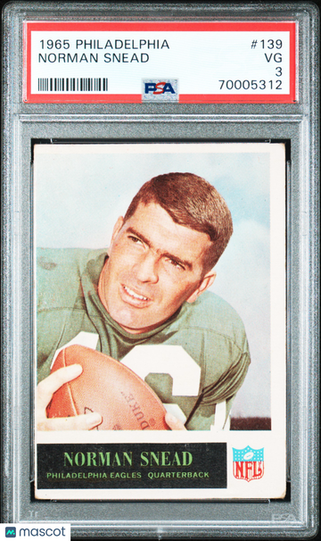1965 Philadelphia Norman Snead #139 PSA 3