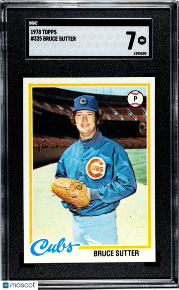1978 Topps Bruce Sutter #325 SGC 7