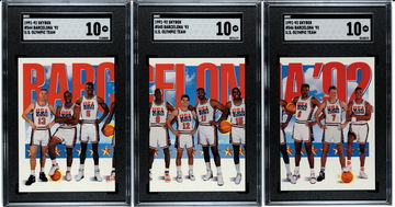 1991 Skybox Barcelona US Olympic Dream Team Set Jordan SGC 10