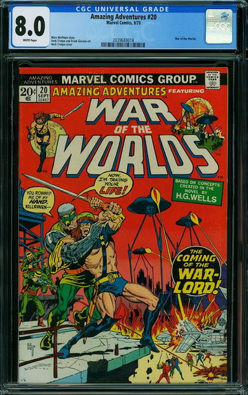 AMAZING ADVENTURES #20, CGC 8.0 VF