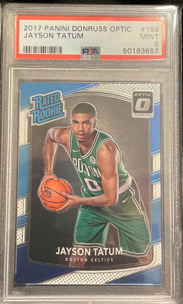 2017 Donruss Optic Jayson Tatum #198 PSA 9 Rookie RC