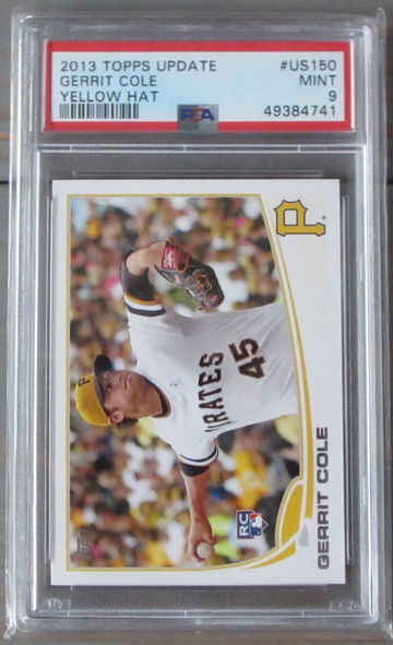 Gerrit Cole RC 2013 Topps Update US 150 PSA 9 Rookie