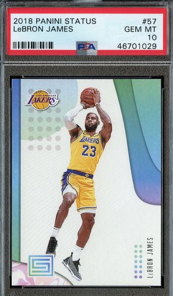 2018 Status #57 LeBron James PSA 10 Gem Mint
