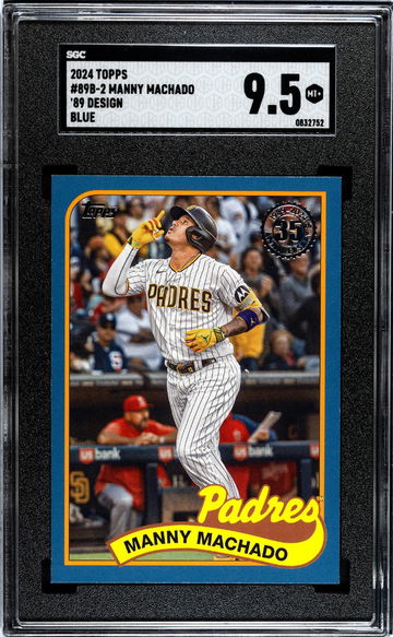 2024 Topps '89 Design Blue Manny Machado #89B-2 SGC 9.5