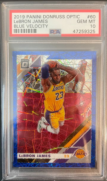 2019 Lebron James Optic Blue Velocity PSA 10