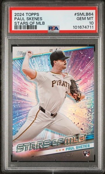2024 Topps Stars of MLB Update Paul Skenes #SMLB64 PSA 10