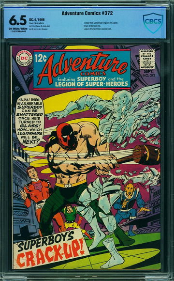 ADVENTURE COMICS #372, CBCS 6.5 FN+