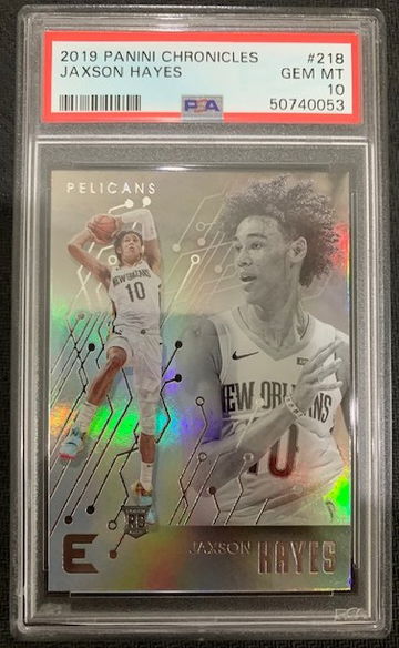 2019 Panini Chronicles Jaxson Hayes #218 PSA 10 - 50740053