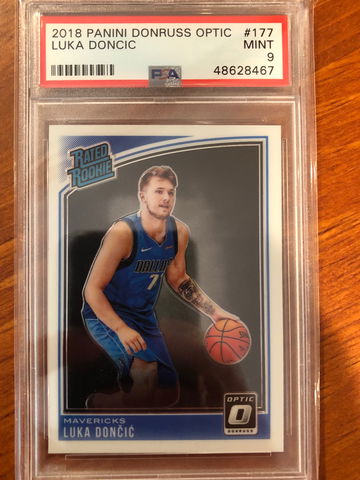 2018 Donruss Optic Luka Doncic RC PSA 9 