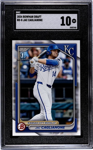 2024 Bowman Draft #BD-8 Jac Caglianone SGC 10