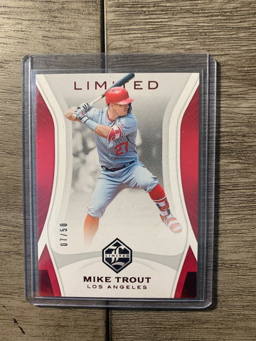 2019 Panini Chronicles Limited Mike Trout (7/50)
