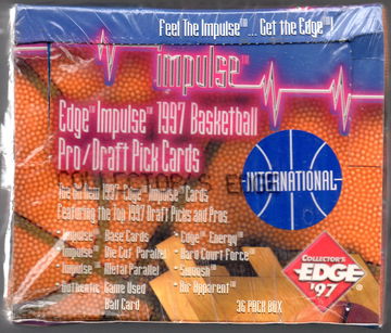 1997 Collector's Edge Impulse Basketball Box 