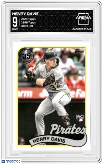2021 2024 Topps Henry Davis #88B-28 RC Arena Club 9