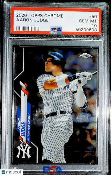 Aaron Judge 2020 Topps Chrome #50 PSA 10