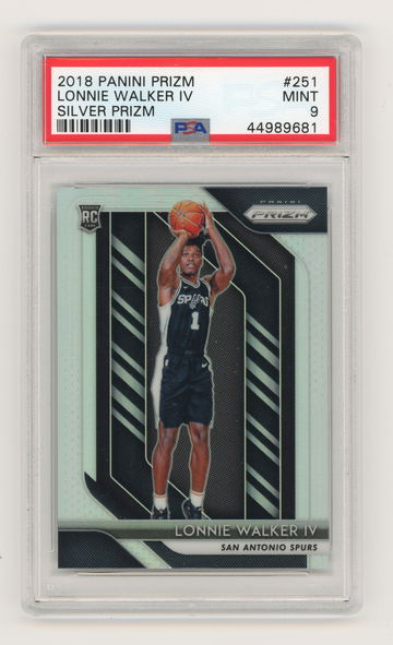 2018 Prizm Lonnie Walker Silver PSA 9