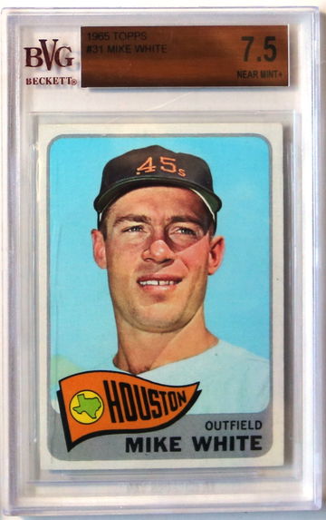 1965 Topps #31 Mike White BVG 7.5 NEAR MINT +