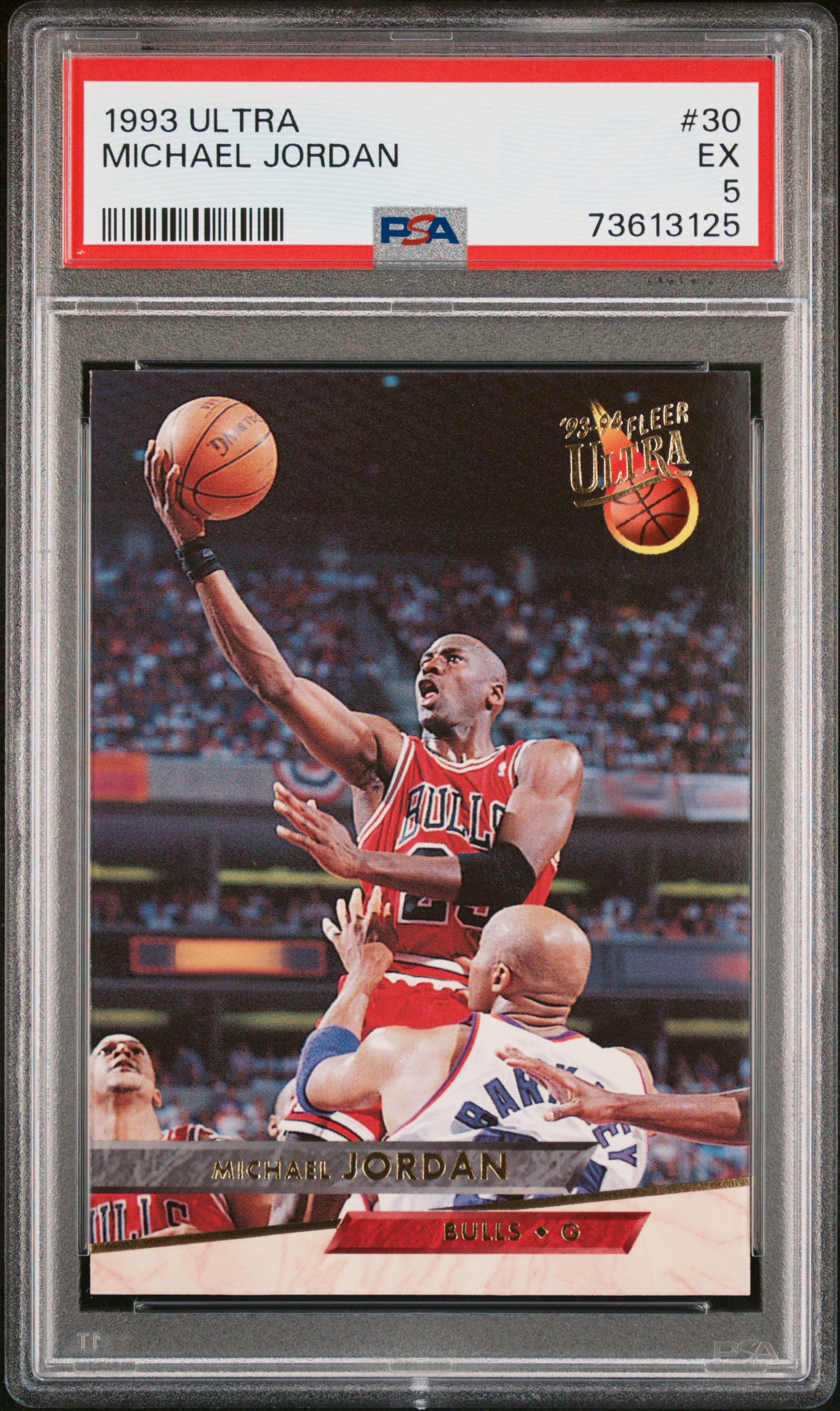 Michael Jordan 1993 Ultra #30 PSA 5