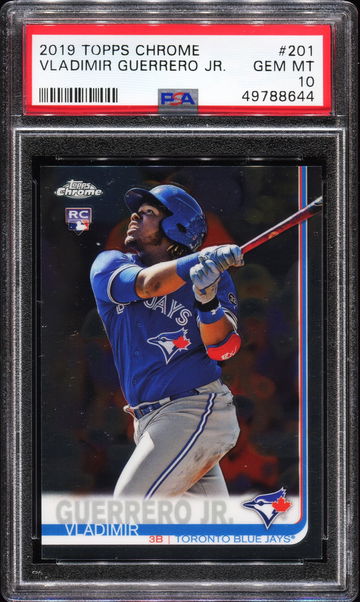 2019 Topps Chrome #201 Vladimir Guerrero Jr PSA 10