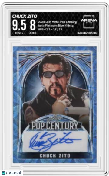 2024 Leaf Metal Pop Century Chuck Zito 12/15 #BA-CZ1 Arena Club 9.5