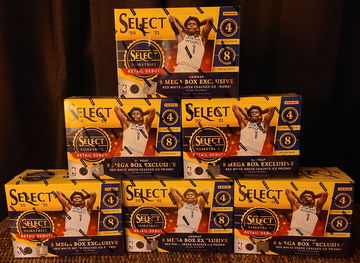 2020-21 Panini Select Basketball Mega Box lot (6)
