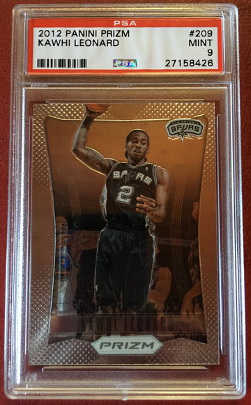 2012 Prizm Kawhi Leonard PSA 9 Mint