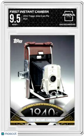 2011 Topps American Pie First Instant Camera #14 Arena Club 9.5