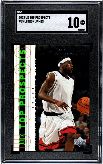 2003-04 LeBron James UD Top Prospects #55 Rookie Rc SGC 10