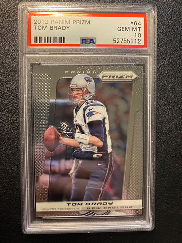 2013 Panini Prizm Tom Brady PSA 10