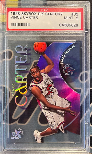 1998 Skybox E-X Century Vince Carter RC PSA 9