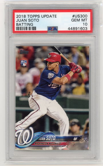 PSA 10 2018 Topps Update US300 Juan Soto Batting