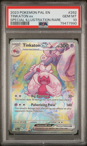 2023 Pokemon Pal En-Paldea Evolved Special Illustration Rare Tinkaton Ex PSA 10