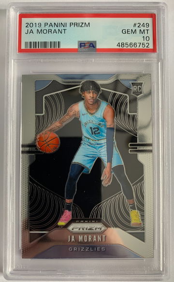 2019 Panini Prizm Ja Morant PSA 10