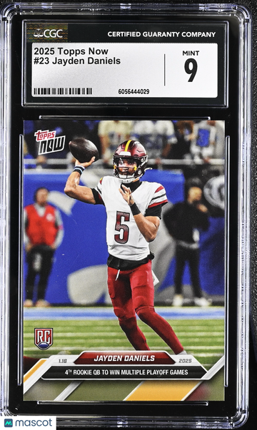 2025 Topps Now Jayden Daniels #23 CGC 9