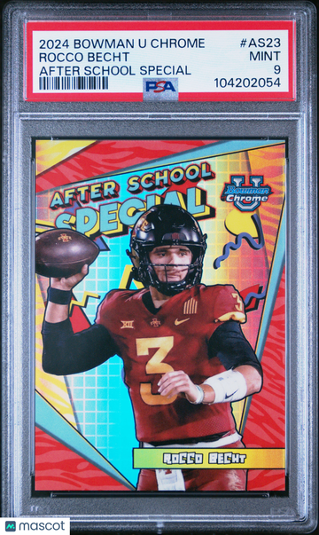 2024 Bowman University Chrome After School Special Rocco Becht #AS23 PSA 9