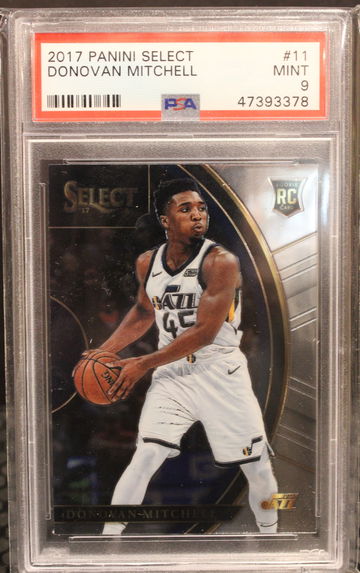 Donovan Mitchell Select 2017 PSA 9