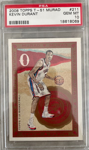 2008 Topps T-51 Murad Kevin Durant PSA 10 Gem Mint