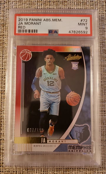 2019 PANINI ABSOLUTE MEMORABILIA JA MORANY RED 37/199