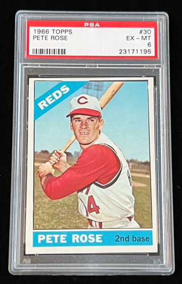 1966 TOPPS PETE ROSE PSA 6