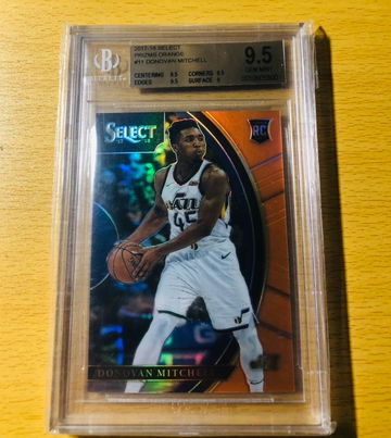 Select Orange RC Donovan Mitchell 9.5 Rare