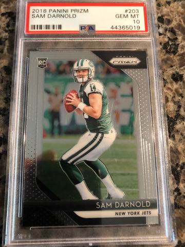 Sam darnold 2018 prizm psa 10 