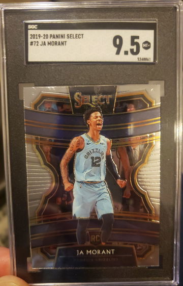 Ja Morant 2019 Select #72 SGC 9.5 MINT+