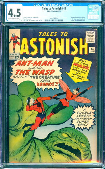 Tales to Astonish #44 (1963) CGC 4.5 -- 1st & origin the Wasp (Janet Van Dyne)